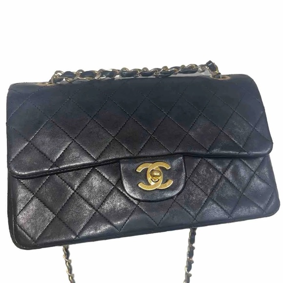 🖤 SALE!!Authentic Vintage small Chanel double flap - Picture 4 of 16